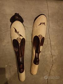 Coppia Maschere africane Fang