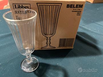 Sei bicchieri da champagne