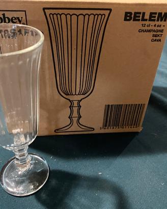 Sei bicchieri da champagne