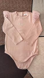Body neonata in cotone manica lunga 
