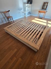 Letto matrimoniale Ikea Mandal + letto a castello 
