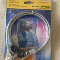 Notebook lock - sistema di bloccaggio pc portatile