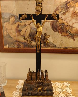 Antico Crocifisso  con certificato XVII secolo