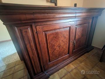 Credenza mobile vintage legno massello antica