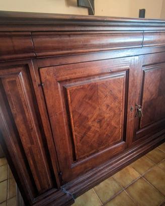 Credenza mobile vintage legno massello antica