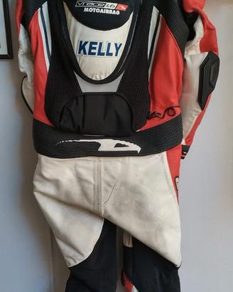 Tuta AIRBAG GIMOTO in pelle di canguro