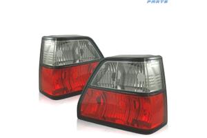 FANALI VOLKSWAGEN VW GOLF 2 II 83-91 ROSSO AFFUMIC