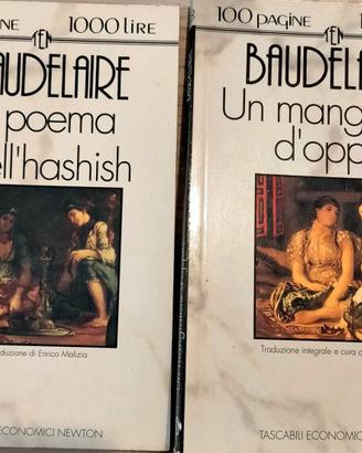 Due libri tascabili dedicati a Charles Baudelaire