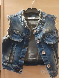 gilet jeans bambina