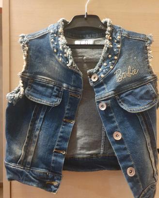 gilet jeans bambina