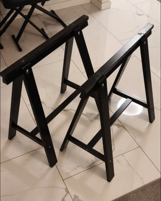 Coppia di cavalletti per scrivania IKEA