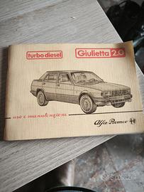 n. 4 libretti manutenzioni alfa romeo