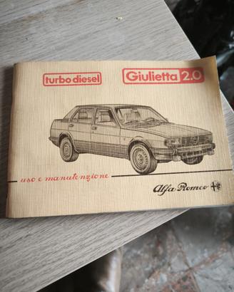 n. 4 libretti manutenzioni alfa romeo