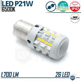 Lampadina LED P21W Luce RETROMARCIA o LUCE DIURNA