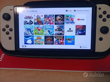 Switch oled con giochi