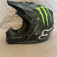 Casco Fox Monster Energy Fox V3 In Carbonio M