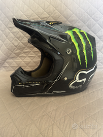 Casco Fox Monster Energy Fox V3 In Carbonio M