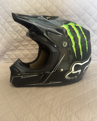 Casco Fox Monster Energy Fox V3 In Carbonio M