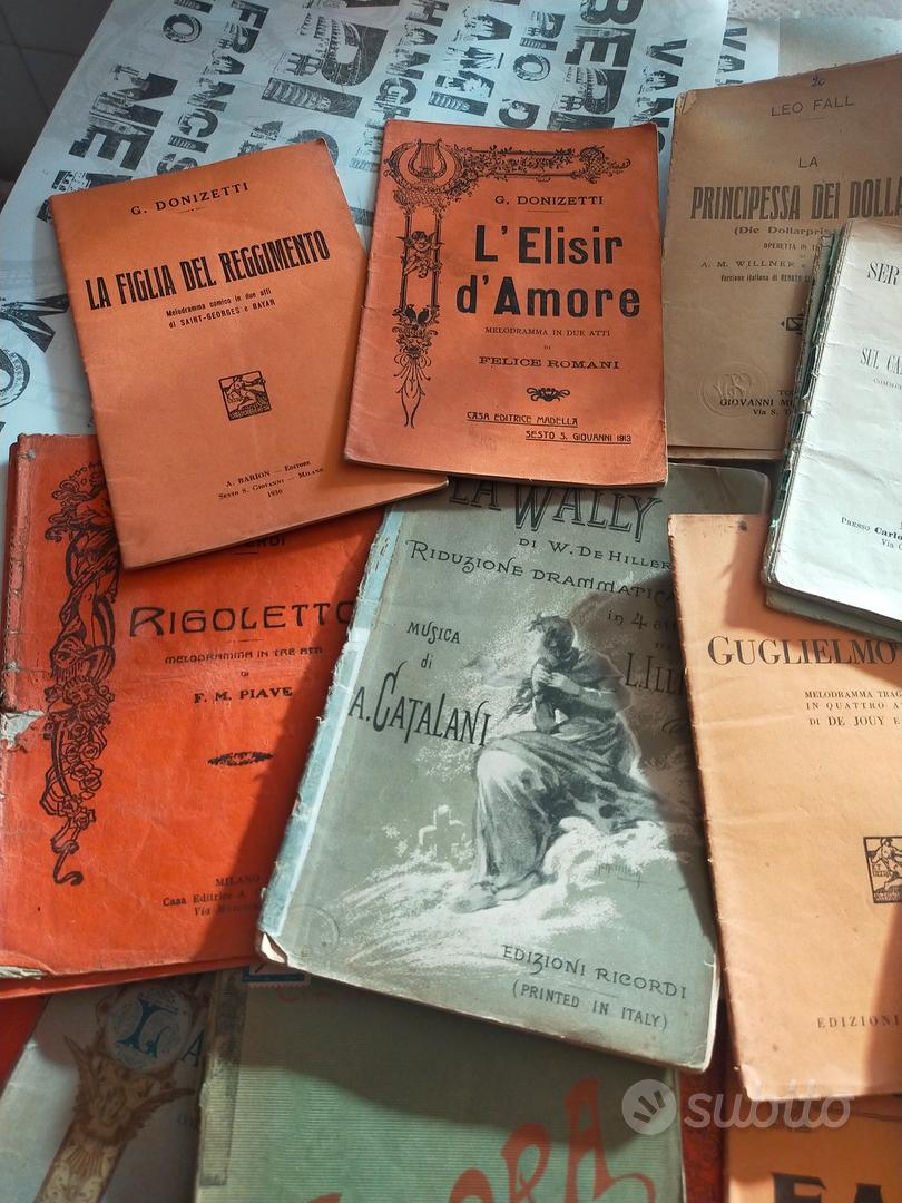 libretti opere liriche - Collezionismo In vendita a Milano