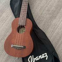 IBANEZ UKS10 Ukulele Soprano Naturale -  Con borsa