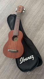 IBANEZ UKS10 Ukulele Soprano Naturale -  Con borsa