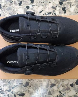 Scarpe MTB  Neatt Basalte Flat SPD Nero 44