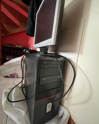 Pc vintage Windows XP - Retro Gaming + Monitor