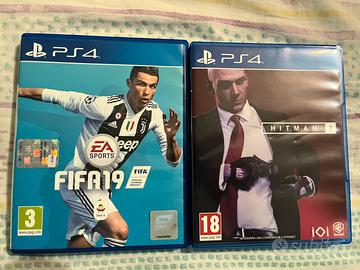 Hitman 2 + Fifa 19 (extra) x console PS4