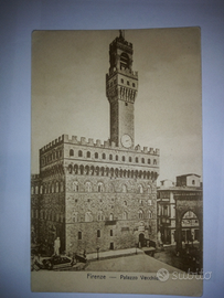 Antica Cartolina palazzo vecchio Firenze
