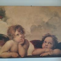 Quadro in legno angioletti Raffaello 
