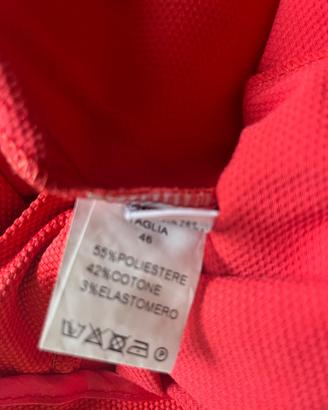 Pantaloni taglia 46 colore rosso vita bassa