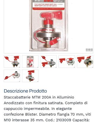 stacca batteria 200Am nuovo 