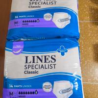 140 pannoloni anziani Lines e Lindor taglia M