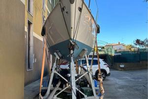 Barca vela e carrello doppio asse marca ellebi