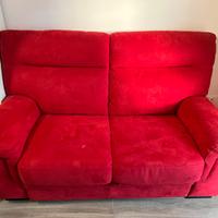 Divano Puff Delfino - Rosso Tessuto Lavabile