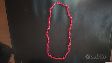 Collana di corallo rosso 89cm