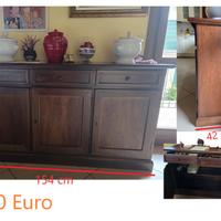 Credenza vintage in legno scuro