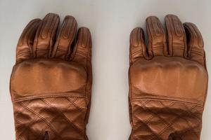 Guanti moto Triumph in pelle tg. 8/S