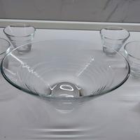 set da macedonia  in vetro oasi