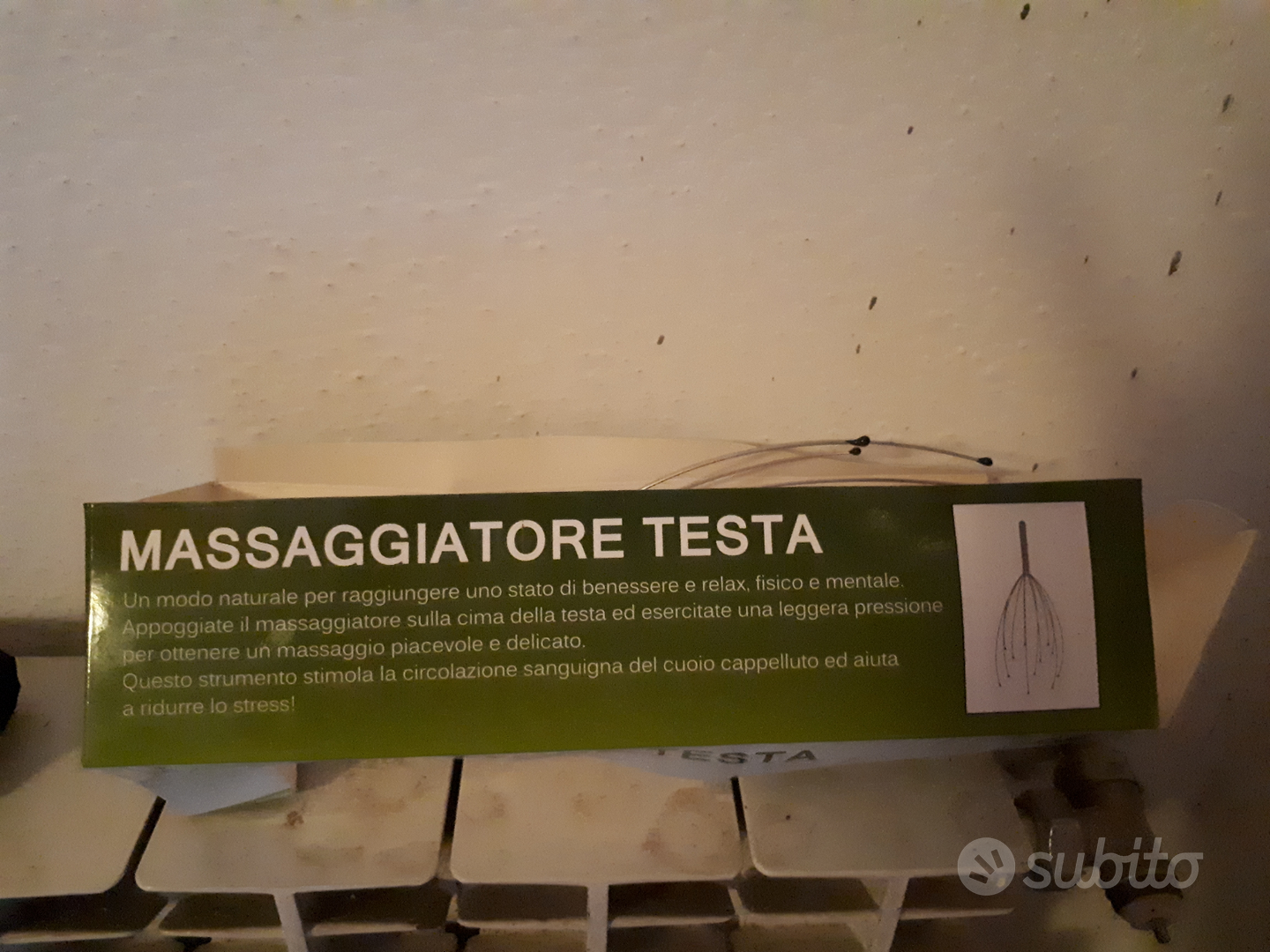 Massaggiatore testa 12 dita - Sports In vendita a Torino