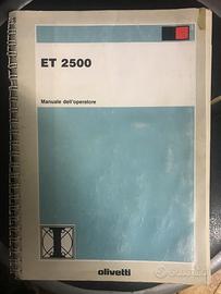 Manuali macchina per scrivere - calcolatrice