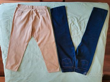 Set PANTALONI CHINOS beige. HENRI  LLOYD e Jeans