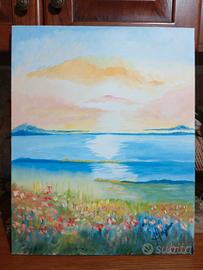 quadro pittura a olio su tela 