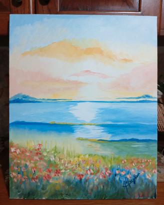 quadro pittura a olio su tela 