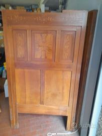 Testata letto legno