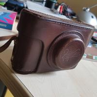 borsa cuoio telemetro zorki adatta leica