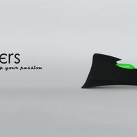 Luce LED per casco moto con turbina interna!