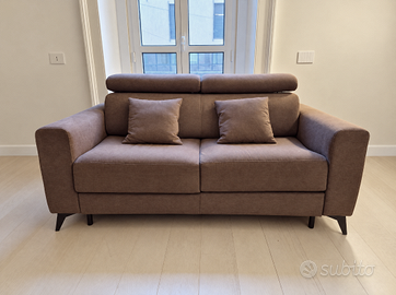 Divano Letto tre posti - Marrone