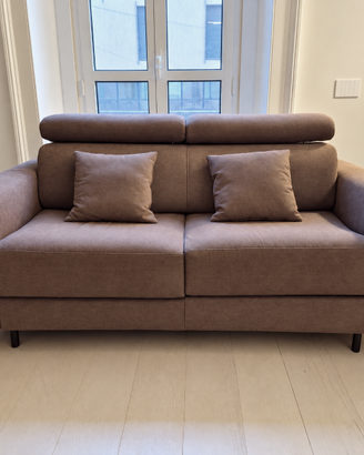 Divano Letto tre posti - Marrone