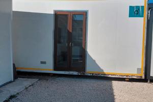 Cassone trasformato ad ufficio già con impianto el